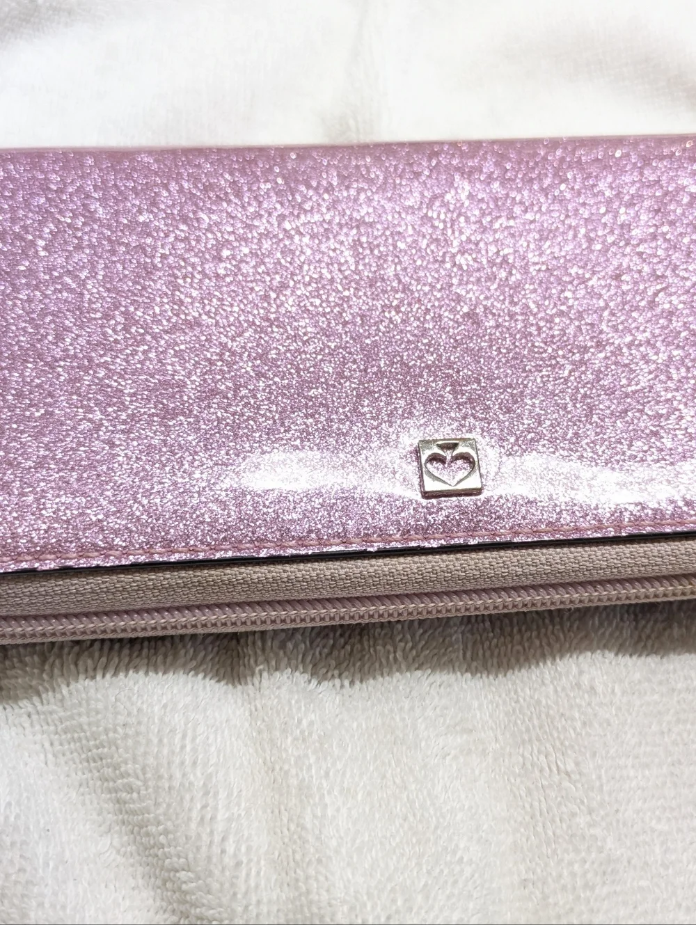 Women's KATE SPADE Mavis Street Needa Wallet Glittery Pink‎ Contemporary Rare